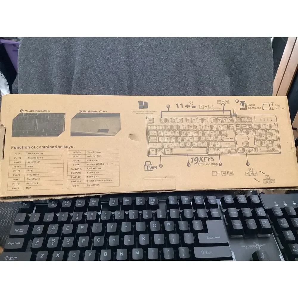 Skytech RGB Gaming Mechanical Keyboard New